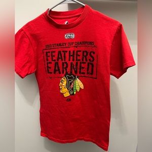 Chicago Blackhawk 2013 Stanley Cup Champion Tee - Men’s Small